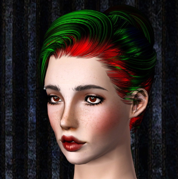 Newsea`s Sandra hairstyle retextured by Thecnihs for Sims 3