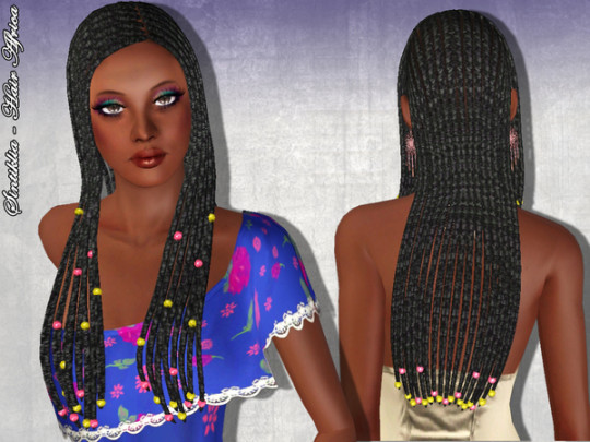 Africa hairstyle by Sintiklia - Sims 3 Hairs