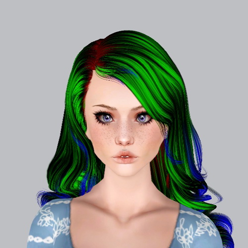 Newsea`s Born to Die hairstyle retextured by Plumb Bombs for Sims 3