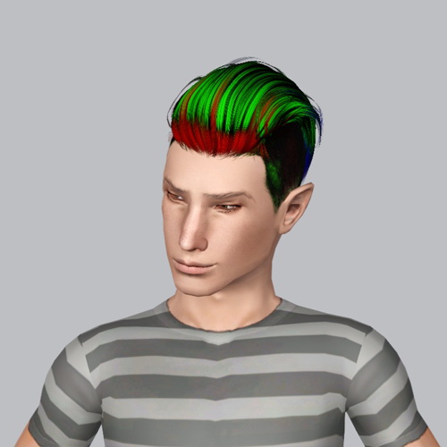 Newsea`s Macho hairstyle retextured by Plumb Bomb  for Sims 3