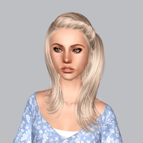 Skysims 3 hairstyle retextured by Plumb Bombs for Sims 3