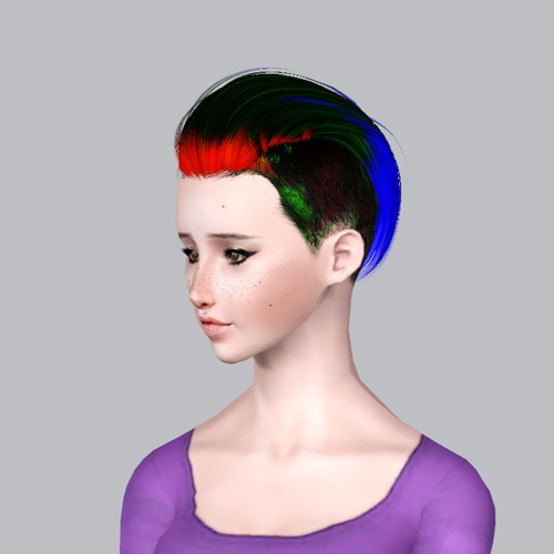 Newsea`s Macho hairstyle retextured by Plumb Bomb  for Sims 3