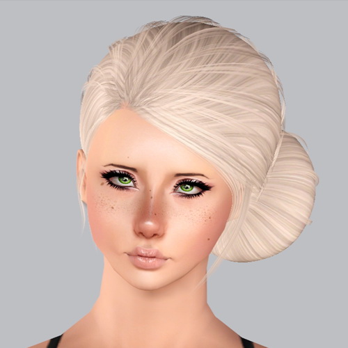 Ulker Fashionista 2 hairstyle retextured by Plumb Bombs for Sims 3