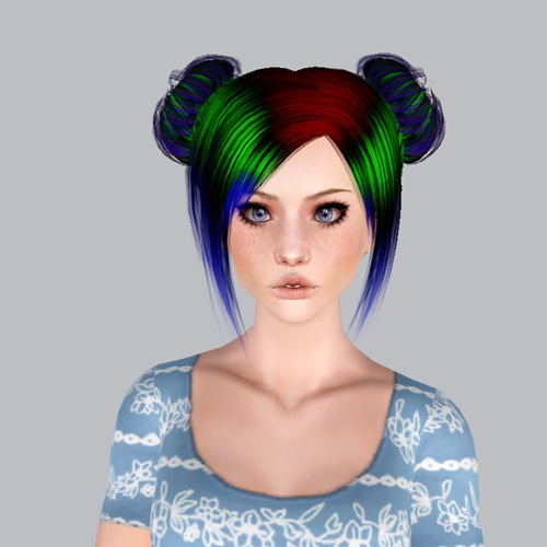 Rose 77 hairstyle retextured by Plumb Bombs for Sims 3