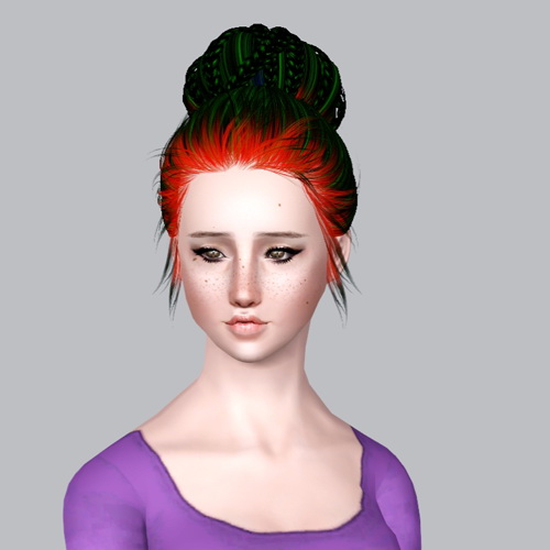 Skysims 238 hairstyle retextureed by Plumb Bombs for Sims 3