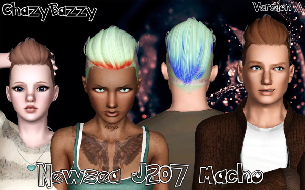 the sims 3 cc male hair j172