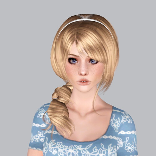 Rose 97 hairstyle retextured by Plumb Bombs for Sims 3