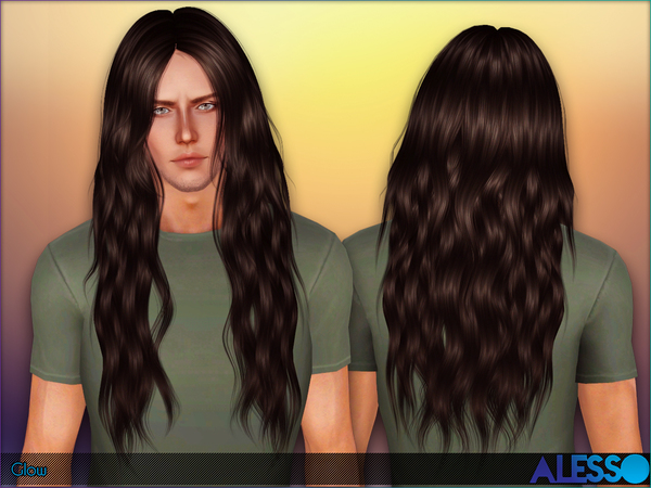Glow hairstyle for him by Alesso by The Sims Resource for Sims 3