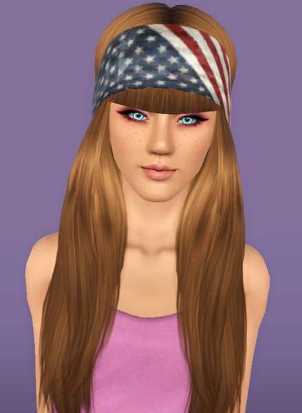 Modish Kitten Woodstock hairstyle retextured by Forever And Always for Sims 3