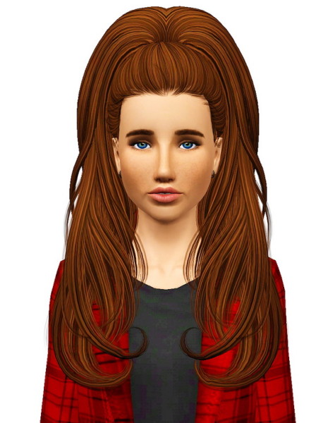 Newsea`s Sweet Villian hairstyle retextured by Pocket for Sims 3