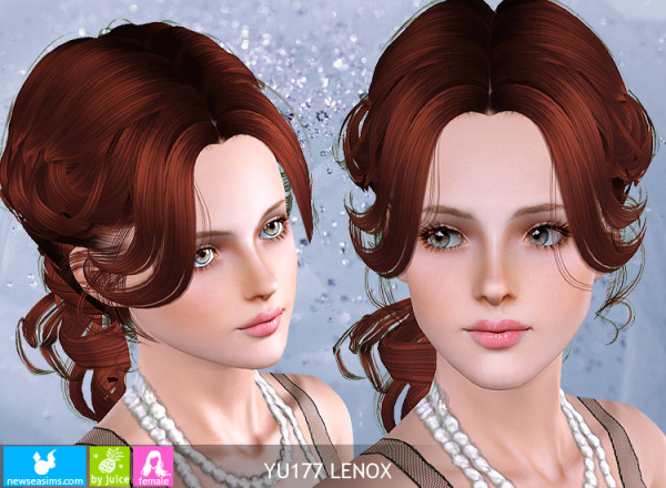 Hairstyle YU177 Lenox by NewSea for Sims 3