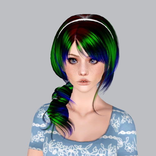 Rose 97 hairstyle retextured by Plumb Bombs for Sims 3