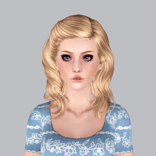 Newsea`s Uproar hairstyle retextured by Plumb Bombs for Sims 3