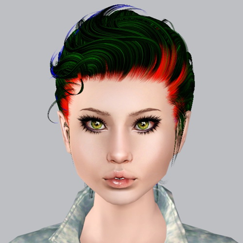 Newsea`s Zac hairstyle retextured by Plumb Bombs for Sims 3