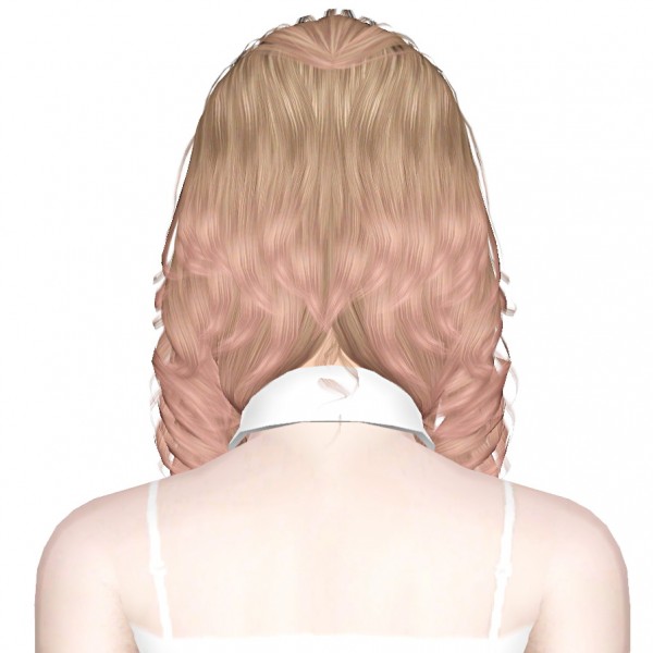 Cazy`s Heartbreak hairstyle retextured by July Kapo for Sims 3
