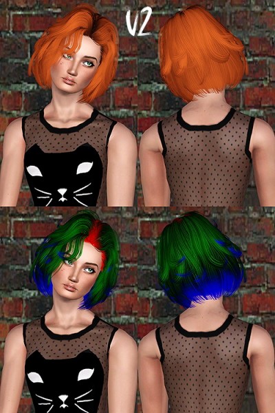 Peggy 000892 hairstyle retextured by Chantel Sims for Sims 3