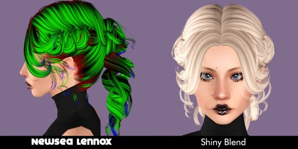 Newsea`s hairstyleretextured by Plumb Bombs for Sims 3