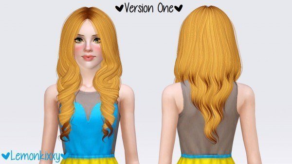 Alesso`s Renata hairstyle retextured by Lemonkixxy`s Lair for Sims 3