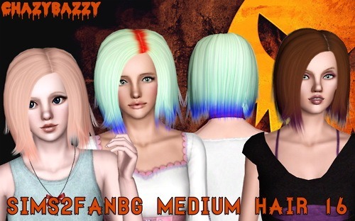 Sims2fanbg Hairstyle 16 by Chazy Bazzy for Sims 3