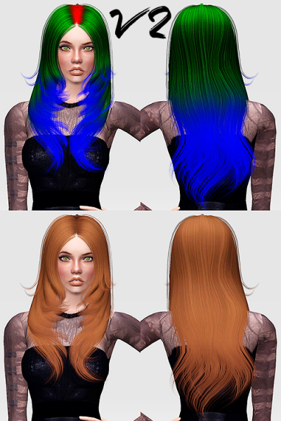 Cazy`s Amanda hairstyle retextured by Chantel Sims for Sims 3