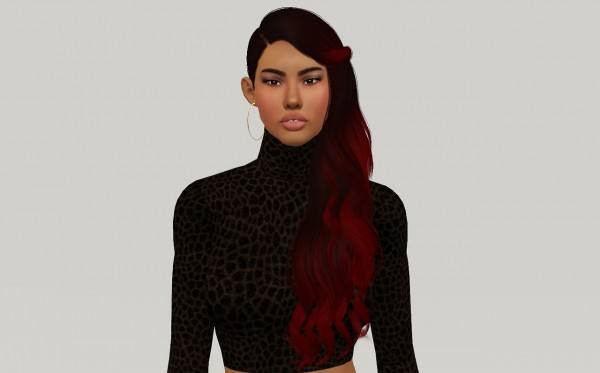 Cazy`s Serenity hairstyle retextured by Fanaskher for Sims 3