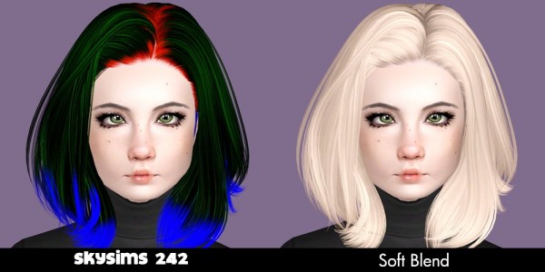Skysims hairstyle retextured by Plumb Bombs for Sims 3