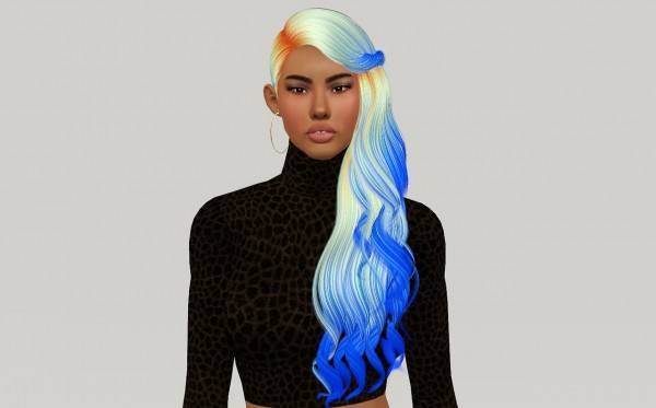 Cazy`s Serenity hairstyle retextured by Fanaskher for Sims 3