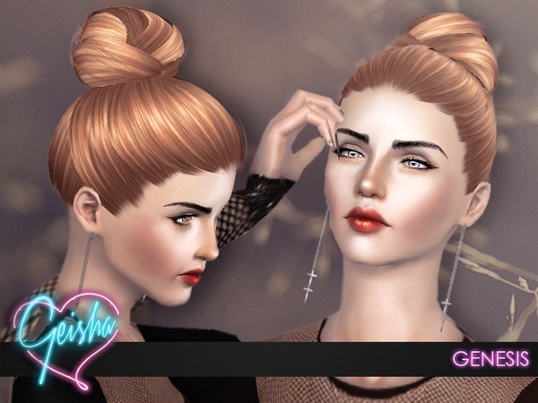 Genesis hairstyle by Giesha by The Sims Resource for Sims 3