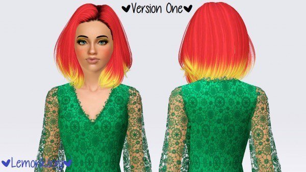 Skysims 242 hairstyle retextured by Lemonkixxy`s Lair for Sims 3