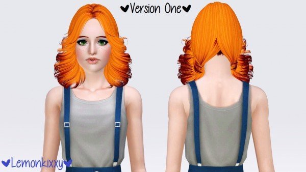 Butterflysims 089 hairstyle retextured by Lemonkixxy`s Lair for Sims 3