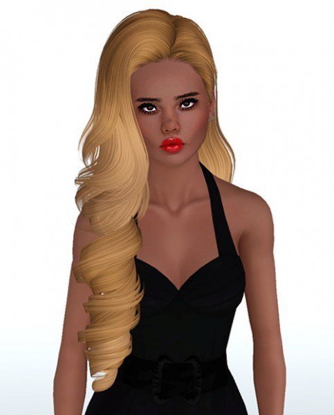 Skysims 244 hairstyle retextured by Monolith Sims for Sims 3