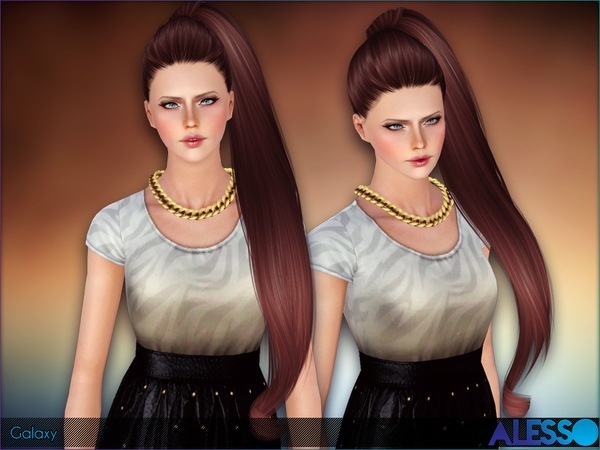 Galaxy hairstyle by Alesso by The Sims Resource for Sims 3