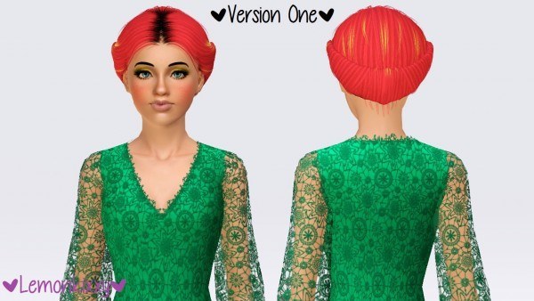 Alesso`s Paula hairstyle retextured by Lemonkixxy`s Lair for Sims 3