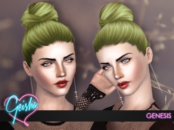 Genesis hairstyle by Giesha by The Sims Resource for Sims 3