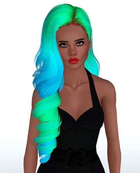 Skysims 244 hairstyle retextured by Monolith Sims for Sims 3