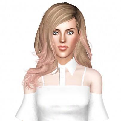 NewSea`s Ivory Tower hairstyle retextured by July Kapo - Sims 3 Hairs