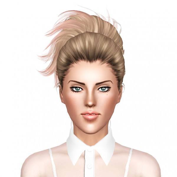 Newsea`s Guajira hairstyle retextured by July Kapo for Sims 3