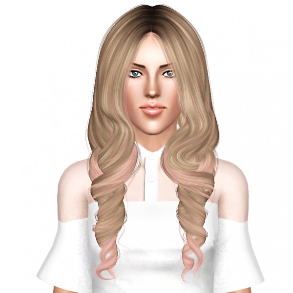 Alesso`s Renata hairstyle retextured by July Kapo for Sims 3