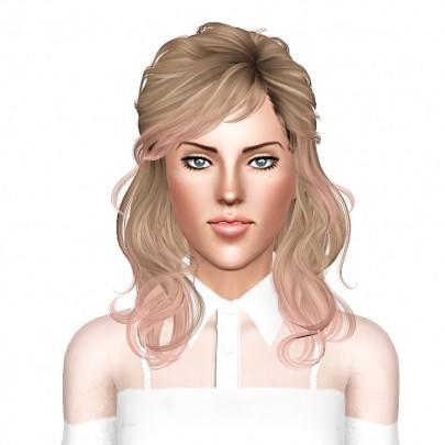 Newsea`s Ladder to Heaven hairstyle retextured by July Kapo - Sims 3 Hairs