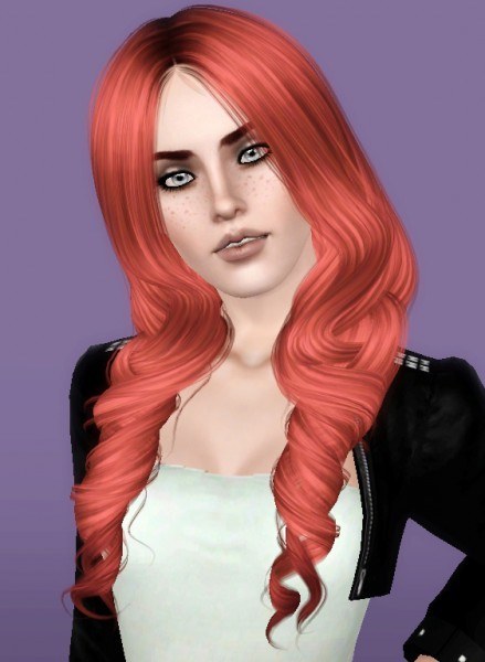 Alesso`s Renata hairstyle retextured by The Sims Resource for Sims 3