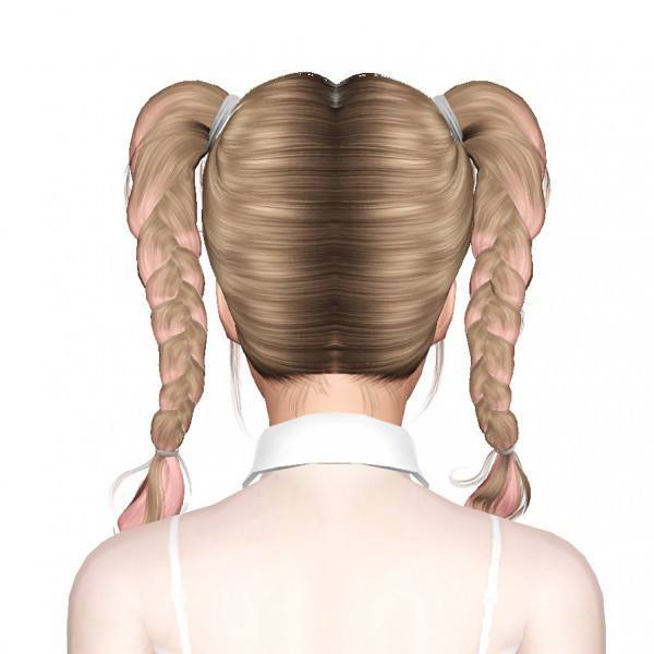 NewSea`s Miku hairstyle retextured by July Kapo for Sims 3