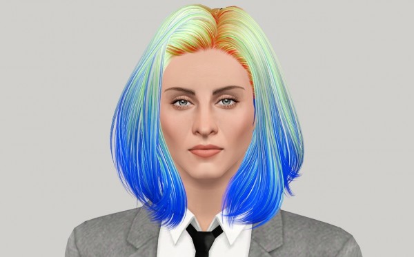 Skysims 242 hairstyle retextured by Fanaskher for Sims 3