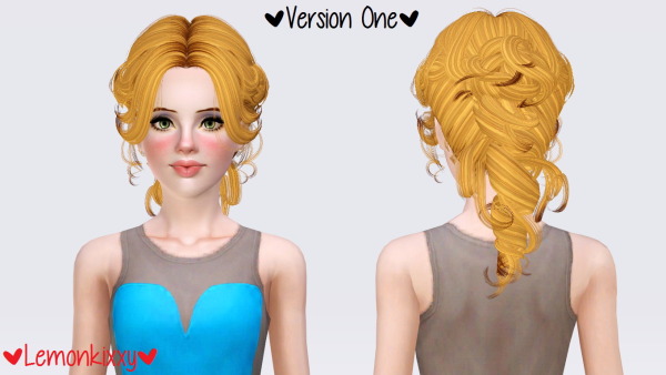 Newsea`s Lenox hairstyle retextured by Lemonkixxy`s Lair for Sims 3