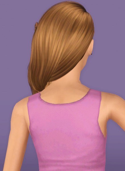 Cazy`s 135 Serenity hairstyle retextured by Forever And Always for Sims 3