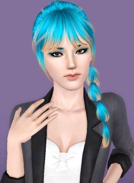 Newsea`s J 206 Carrousel hairstyle by Forever And Always for Sims 3