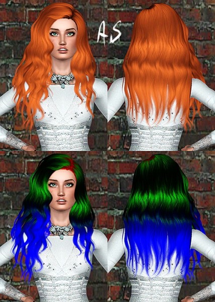 Nightcrawler 26 hairstyle retextured by Chantel Sims for Sims 3