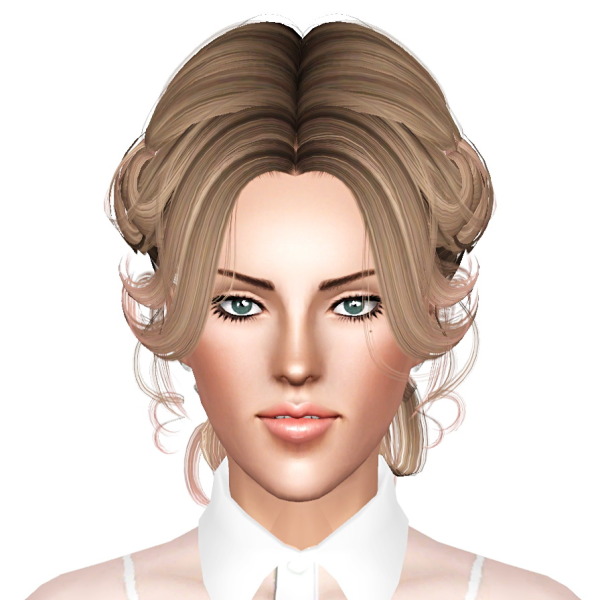 Newsea`s Lenox hairstyle retextured by July Kapo for Sims 3