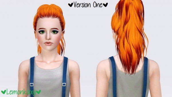 Skysims 167 hairstyle retextured by Lemonkixxy`s Lair for Sims 3