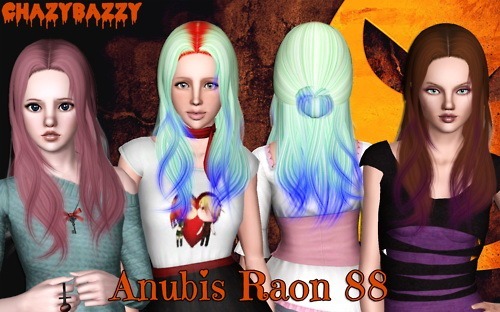 Raon`s 88 hairstyle retextured by Chazy Bazzy for Sims 3
