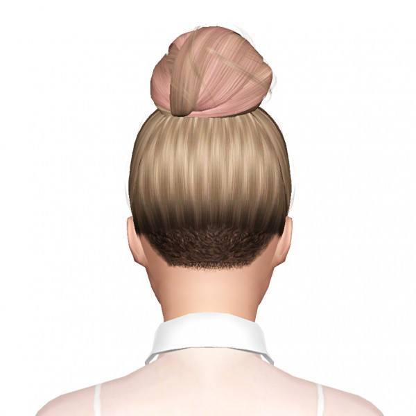 Geisha`s Genesis hairstyle retextured by July Kapo for Sims 3